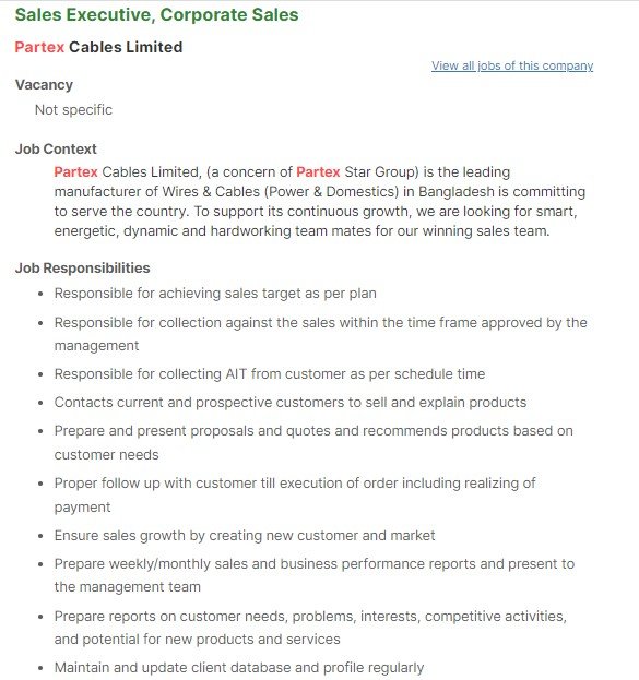 Partex Group Job Circular 2022 Image & PDF Download